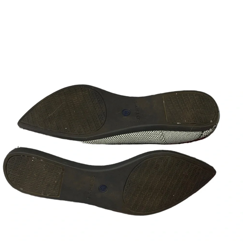Rothy's Pistachio Python pointed toe flats. RARE- retired. Size W6 GUC - Picture 12 of 14